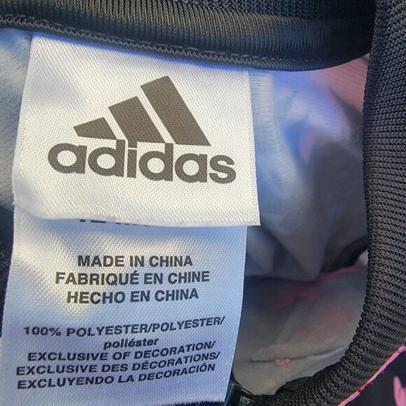 adidas Toddlers Girls Multicolor 12months  Zip Up Outerwear Jacket - Picture 3 of 4